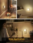 2 Pack Plug In Night Light Led Dusk To Dawn Sensor Soft White Wall Nightlight