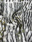 15 25 Yards Century Furniture Moss  Yellow    Charcoal Botanical Designer Fabric