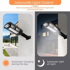 6pcs 990000lm Led Solar Street Light Commercial Dusk Dawn Outdoor Road Wall Lamp