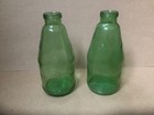 Rolling Rock Empty Green Glass Beer Bottles 7 Oz   - Latrobe Pa  lot Of 2 