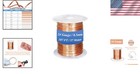 Copper Wire 99 98  Pure - 24 Gauge  187ft  For Jewelry Making   Gardening  Diy