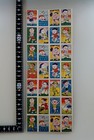 Vintage Sports Menko Uncut Sheet Baseball Basketball Sumo Etc Japanese