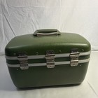 Vintage Cosmetic Train Case - Cracked