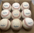Nine 9 Game   Bp Used Official Rawlings Mlb Major League Baseballs