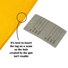 500 Colored Price Tags W Stub Receipt Tags 2 Sizes Retail Labels Tear Off
