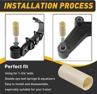 Nylon Trailer Leaf Spring Bushings 9 16  I d  X 1-3 4  Universal Fit  8-pack