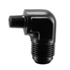 2pcs 8an To 1 8  Npt 90 Degree Fitting Adapter Aluminum
