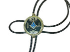 Masonic Freemasons Black Rodeo Western Cowboy Unisex Fashion Bolo Tie