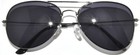 Aviator Sunglasses Gun Metal Frame Smoke Lens For Men Women Shades Uvb Uva 400