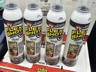 Lot Of 4 Flex Shot 8oz Thick Rubber Adhesive Sealant Jumbo Clear New 
