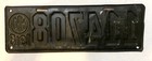 1918 Ohio License Plate 13-1 2  X 4-3 4 