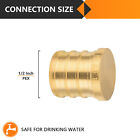 1 Pack Efield 1 2  Pex Plug  end Cap  Brass Crimp Fitting No Lead Free Shipping