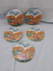   Lot Of 5 Vintage Lucy   Me Enesco Teddy Bear Pin Back Button 3   Xg-27