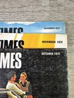 Vintage Lot 5 Ford Times Magazines 1972 Automotive Car Retro