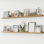 Picture Ledge Shelf  Floating Shelves Set Of 2  72 Inches Long Large Nursery 
