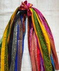Vintage Sari Trim Lace Lot Ribbon Border 25 Pcs 1 Yard  36 Inches  Each Total   