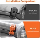 Hood Latch Stainless Steel Hood Catch Kit Fit For 2007-2018 Wrangler