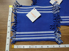 Lot Of 3 Sets -mango Cocktail  Placemats Set   Blue white  - New
