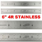 Igaging 6 Inch Ruler 1 32  1 64  Machinist Stainless Steel Scale 34-006-4r