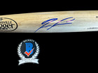 Ronald Acuna Jr Atlanta Braves Autographed Signed Mlb Baseball Bat Beckett Wit