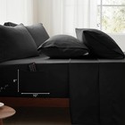 Zzlpp King Size Comforter Set - 7 Pieces Black Bed In A Bag King Ultra-soft -   