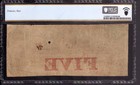1849  5 Farmers Joint Stock Bank Toronto Canada Obsolete Note Pcgs B Fine F 12