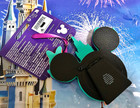 Disney Parks 2026 Castle Mickey Minnie Mouse Photo Frame Christmas Ornament Nwt