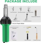 Hot Air Plastic Welder 1600w - 100v Heat Gun Plastic Welding Kit For Vinyl Pvc T