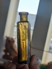Golden Yellow Amber Clements Certain Cure Bottle