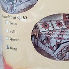 Vintage Holiday Traditions Quilt Kings Size 4 Pcs Christmas Theme Usa By Barclay