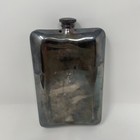 Very Fine Antique Marlboro Silver Plated Alcohol Flask 1940s  