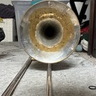 Cavalier Tenor Trombone Brass Finish Bb Key With Case And Accessories 