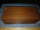 Vintage Wooden File Box By Weis - Used