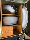 Ww Ii Army Officer s Mess Kit  Rare Military W Enamelwear Plates Coffee Pot 1944