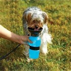 Pet Travel Water Bottle 500ml Squeeze Dispenser Portable Dog Cat Drinking Bowl