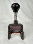Vintage Bates Numbering Machine Stamp Wheel Style Consecutive   Repeat