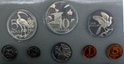 1973 Trinidad And Tobago 8-coin Silver Proof Set Ogp Coa 1 9242 Asw