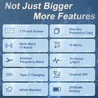 Baofeng 5rm Ham Radio 10w High Power  Vhf uhf  8 Bands Long Range Two Black 