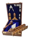 Masonic Working Tools Set Square Compass Wooden Freemasonry Tools Set Gift