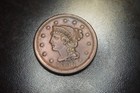 1853 Braided Hair Large Cent Us Mint Copper Coin Better Condition Higher Grade