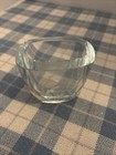Vtg Strombergshyttan Swedish Crystal Vase Etched Angel Fish Design Signed B882