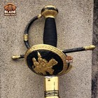 Handmade Sharp Rapier Sword     Musketeer Renaissance Fencing Blade  Carbon Steel