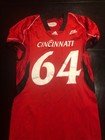 Game Worn Used Adidas Cincinnati Bearcats Football Jersey  64 Size 42 Kessel