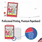 12 Funny Merry Christmas Cards  1 Design  12 Cards  - Secret Santa