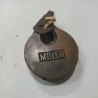 Vintage Champion 6-lever Brass Padlock W  Original Key   Chain     Antique Lock