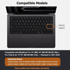Keyboard Cover Skin For 2025-2021 Macbook Pro 14  16 Inches  m5 M4 M3 M2 M1  Pro