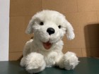 Large Furreal Friends Cookie White Dog Interactive Playful Pup Plush 2010 Works 