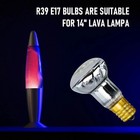 Iof 4-pack Lava Lamp Bulb 40w  120v R39 E17 40w 4-pcs Bulb Replacement For Lava