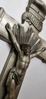 Batesville Casket Company Bc  202 Casket Jesus Crucifix Heavy Metal Vintage