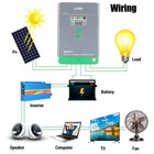 100a Mppt Solar Panel Controller 12v 24v 36v 48v Lcd Display Battery Regulator